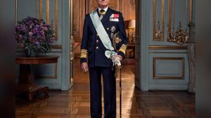 Dieses Bild von Carl Gustaf stellte das schwedische Königshaus zu den Glückwünschen. Foto: Thron Ullberg/Königl. Hof